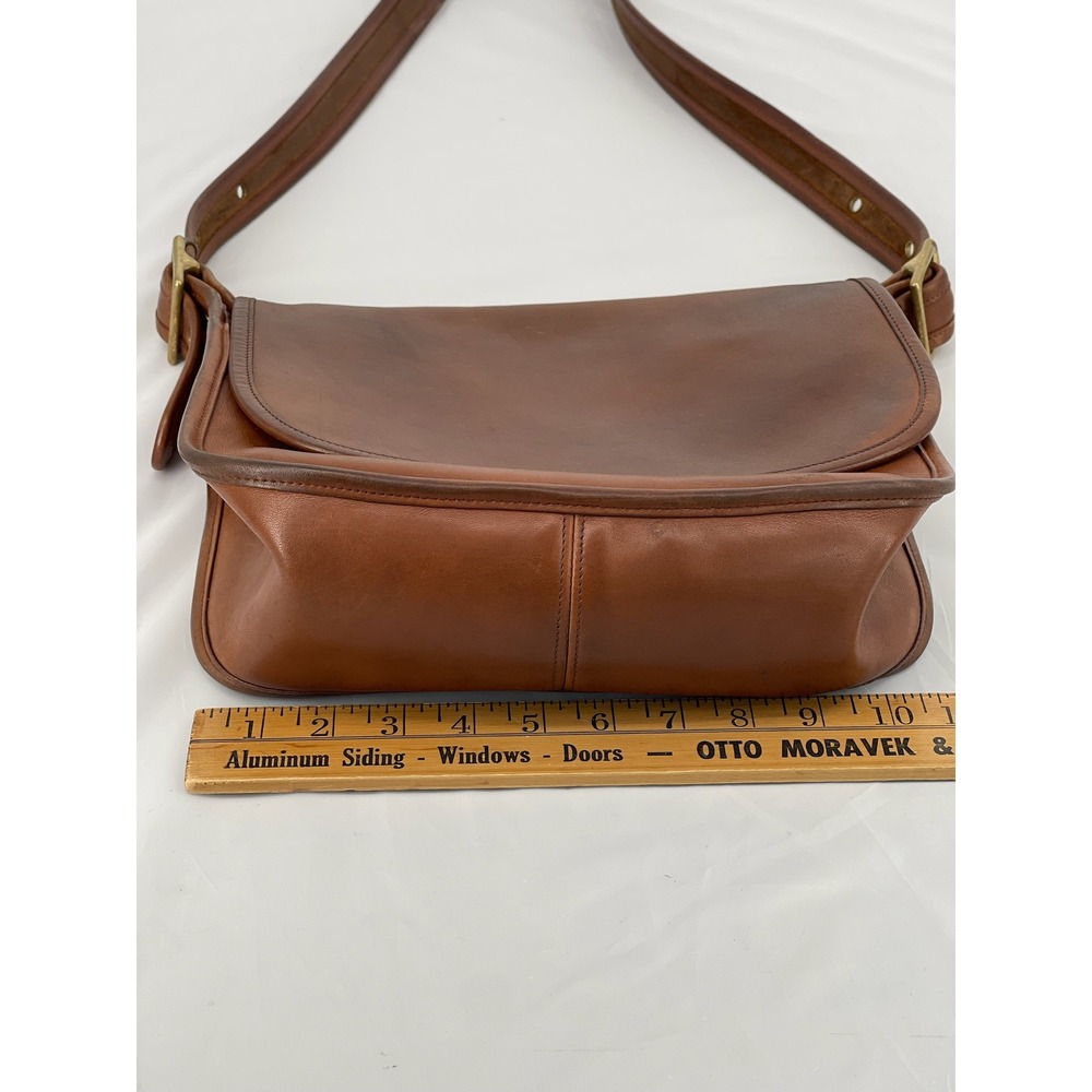 Vintage Coach 9951 Patricia Legacy Bag Brown Leather Crossbody Turkey - Picture 5 of 10